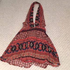 Multicolored bohemian dress